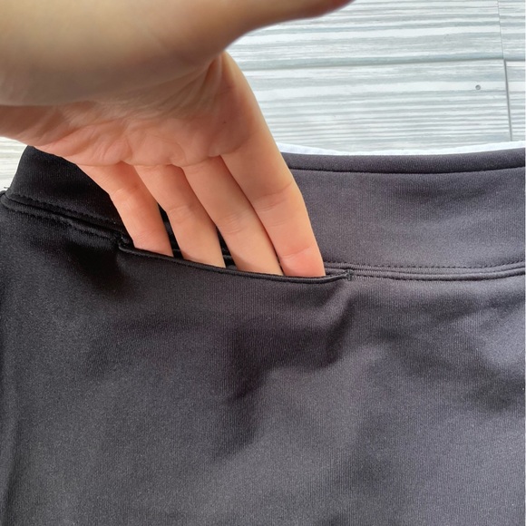 Slazenger Black Athletic Wrap front Skort with White Trim size xs - Picture 3 of 10